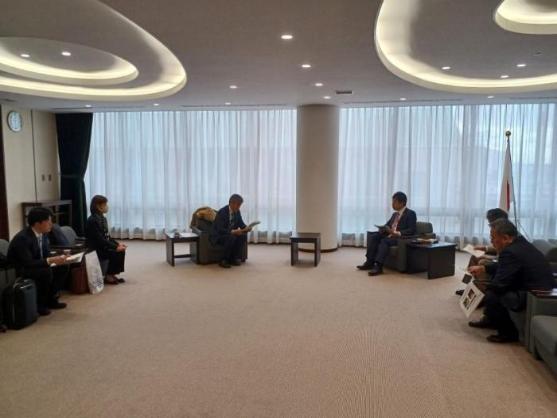 6日 ジェトロ名古屋貿易情報センター所長挨拶訪問