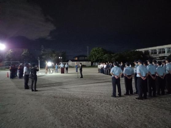 9日 第69回愛知県消防操法大会出場団激励会