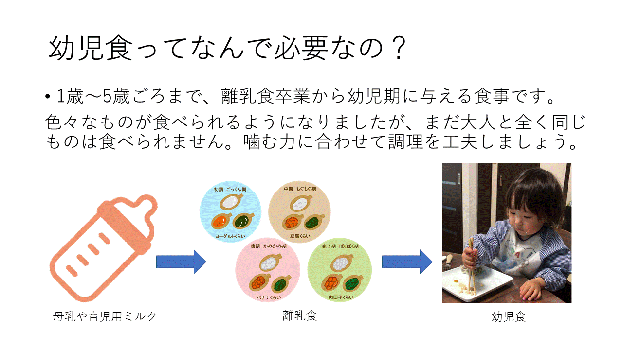 幼児食ってなんで必要なの？