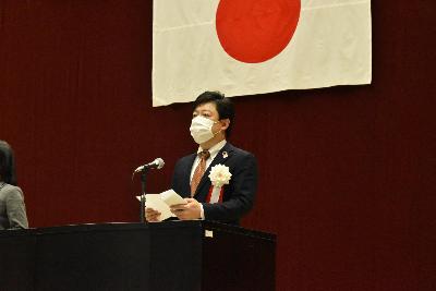 成人祝賀式のようす