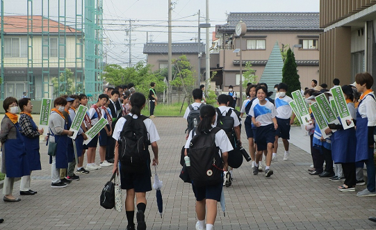 味岡中学校あいさつ1