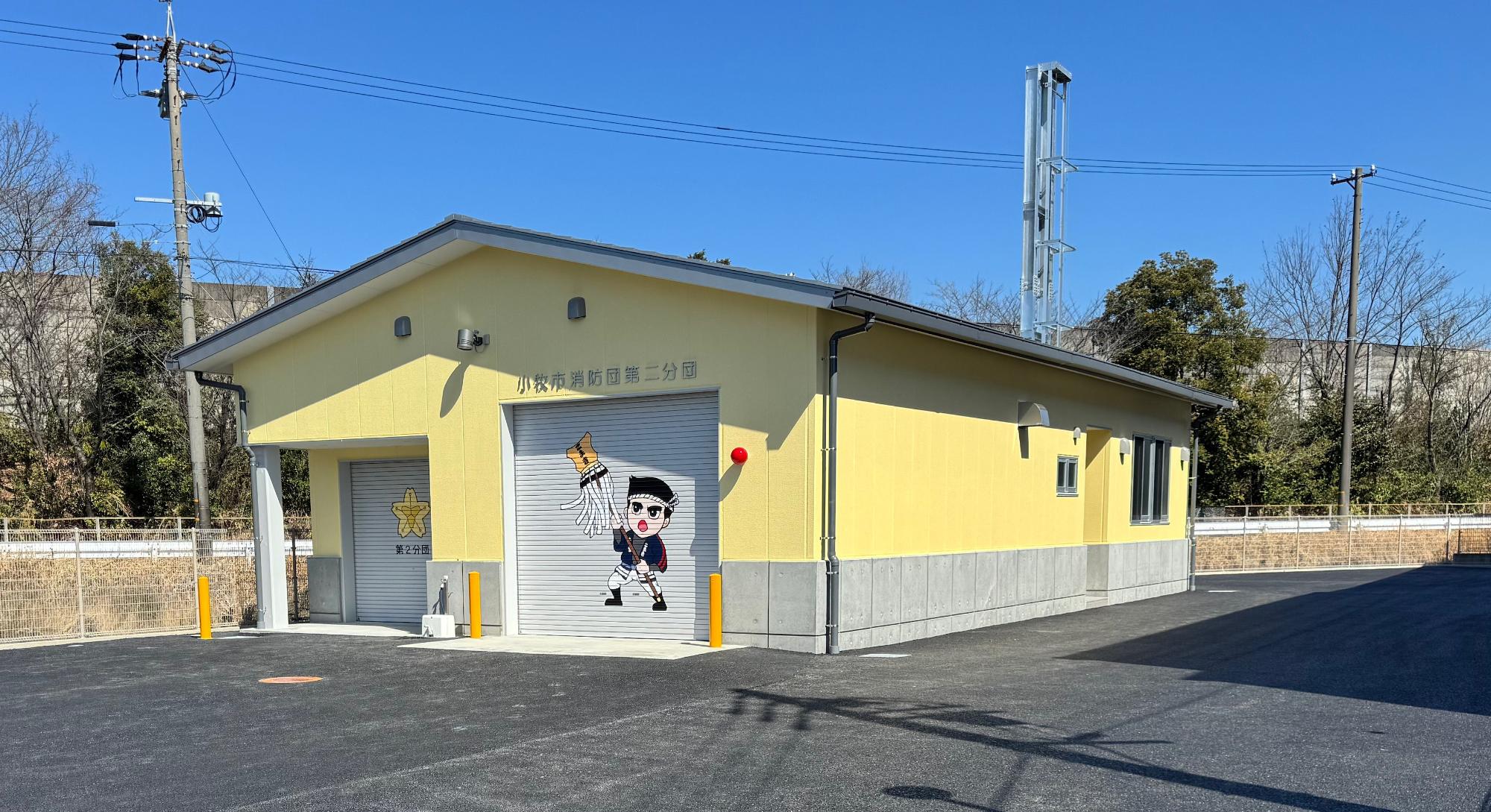 消防団第2分団車庫全体