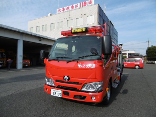 消防団第2分団車両正面