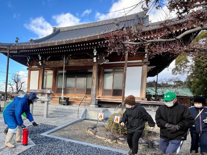 初期消火・避難訓練