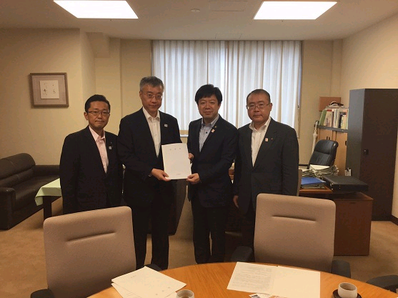 文部科学省要望活動の様子