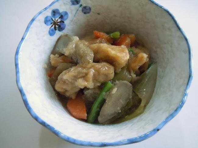 鶏肉と根菜のみぞれ煮