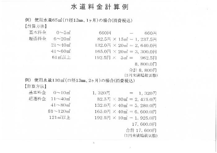 水道料金・下水道使用料について／小牧市