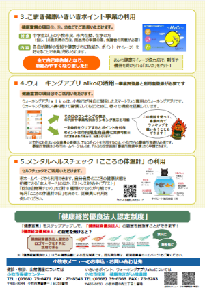 協会けんぽWチャレンジチラシ２
