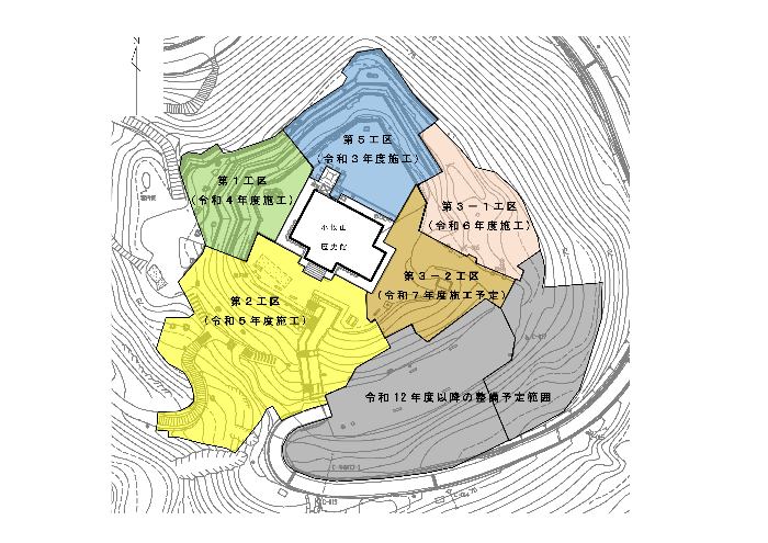 整備工事区割り図