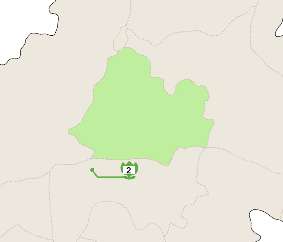 小牧原小学校区の地図　公園の施設