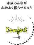 家族みんなが心地よく暮らせるまち Comfort